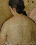 Nicolae Tonitza Tors vazut din spate oil on canvas